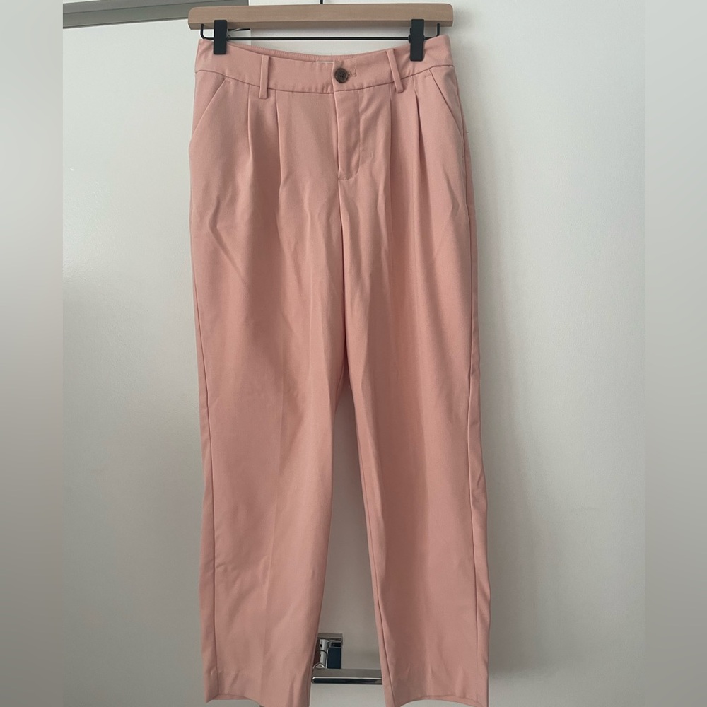 a new day Blush Pink Pleated Trousers